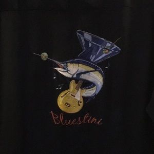 Silk Embroidered Camp Shirt